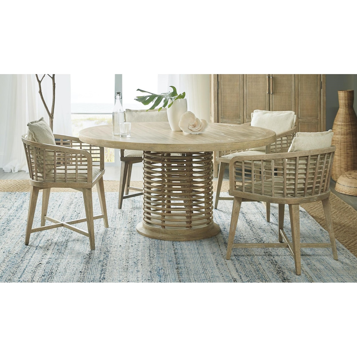 Hooker Furniture Surfrider 5-Piece Table and Chair Set