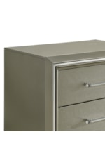 New Classic Lumina Glam 2-Drawer Nightstand