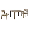 Signature Design by Ashley Aria Plains Square Dining Table 