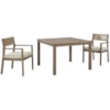 Signature Design by Ashley Aria Plains 3-Piece Outdoor Dining Set