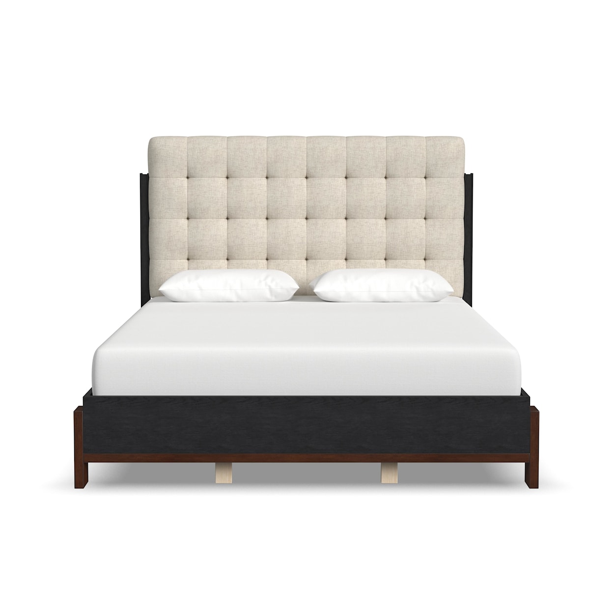 Wynwood, A Flexsteel Company Waterfall Queen Upholstered Bed