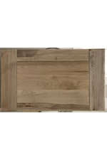 Artisan & Post Summit Road Modern Farmhouse King Scalloped Bed with 2-Drawer Storage Footboard