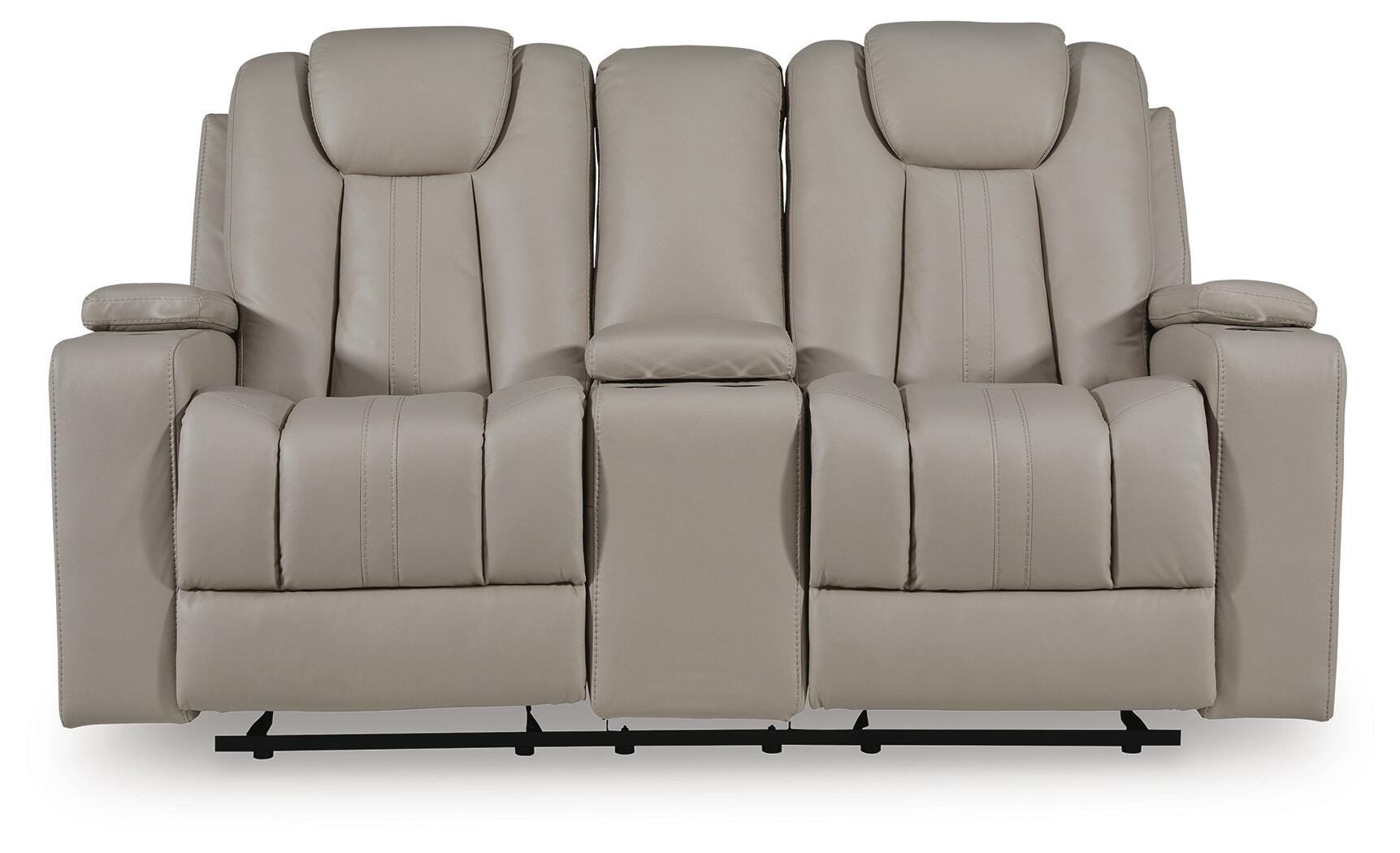 Glider Rec Loveseat W/console