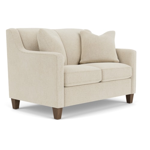 Contemporary Loveseat with Welt Cording