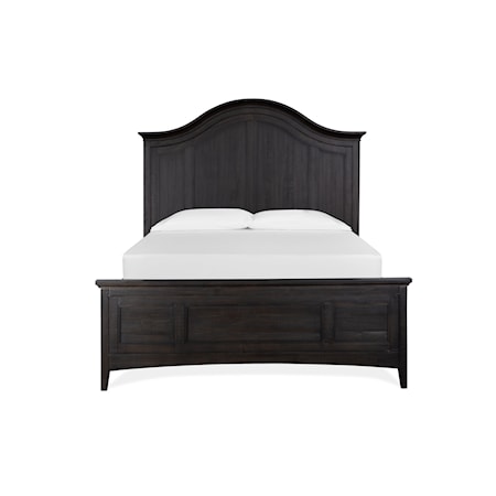 Queen Arched Storage Bed