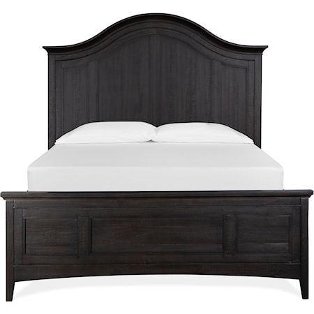Queen Arched Storage Bed 
