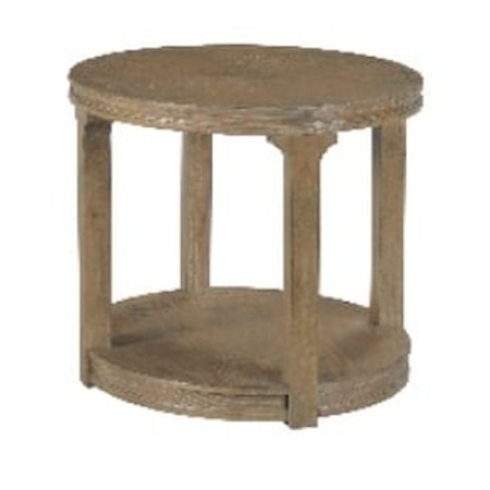 Oval End Table