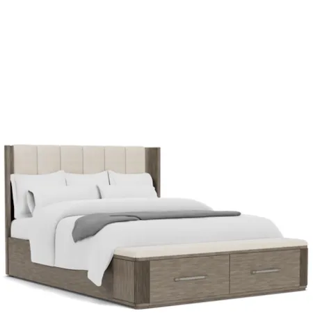 King Storage Bed