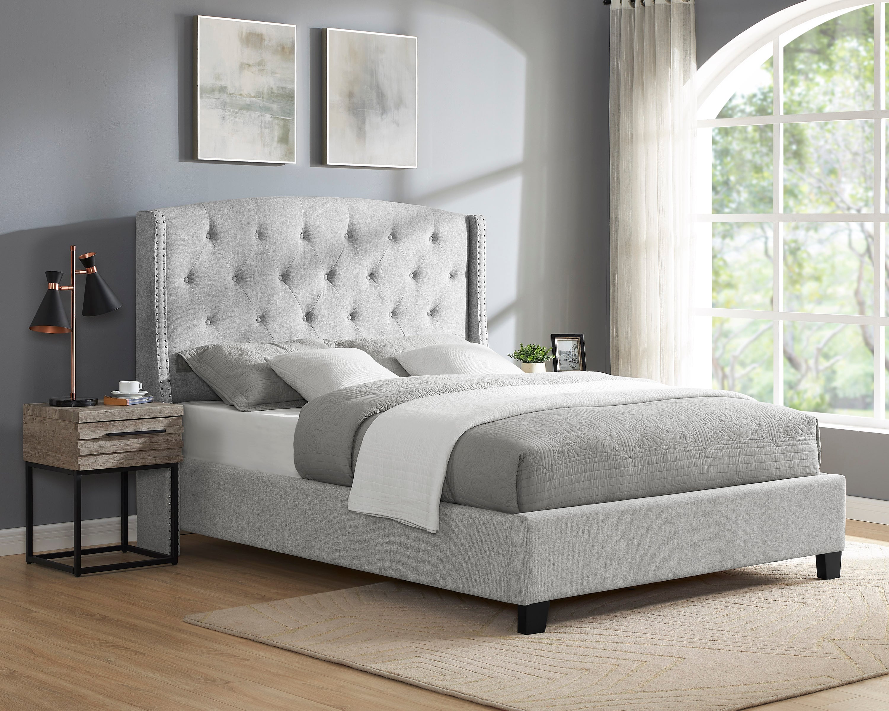 Queen Upholstered Bed