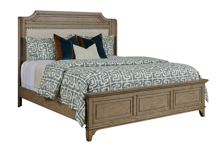 Carmine Engels Cal King Upholstered Bed - Complete by American Drew at Esprit Decor Home Furnishings