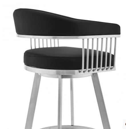 Armen Living Chelsea Swivel Bar Stool