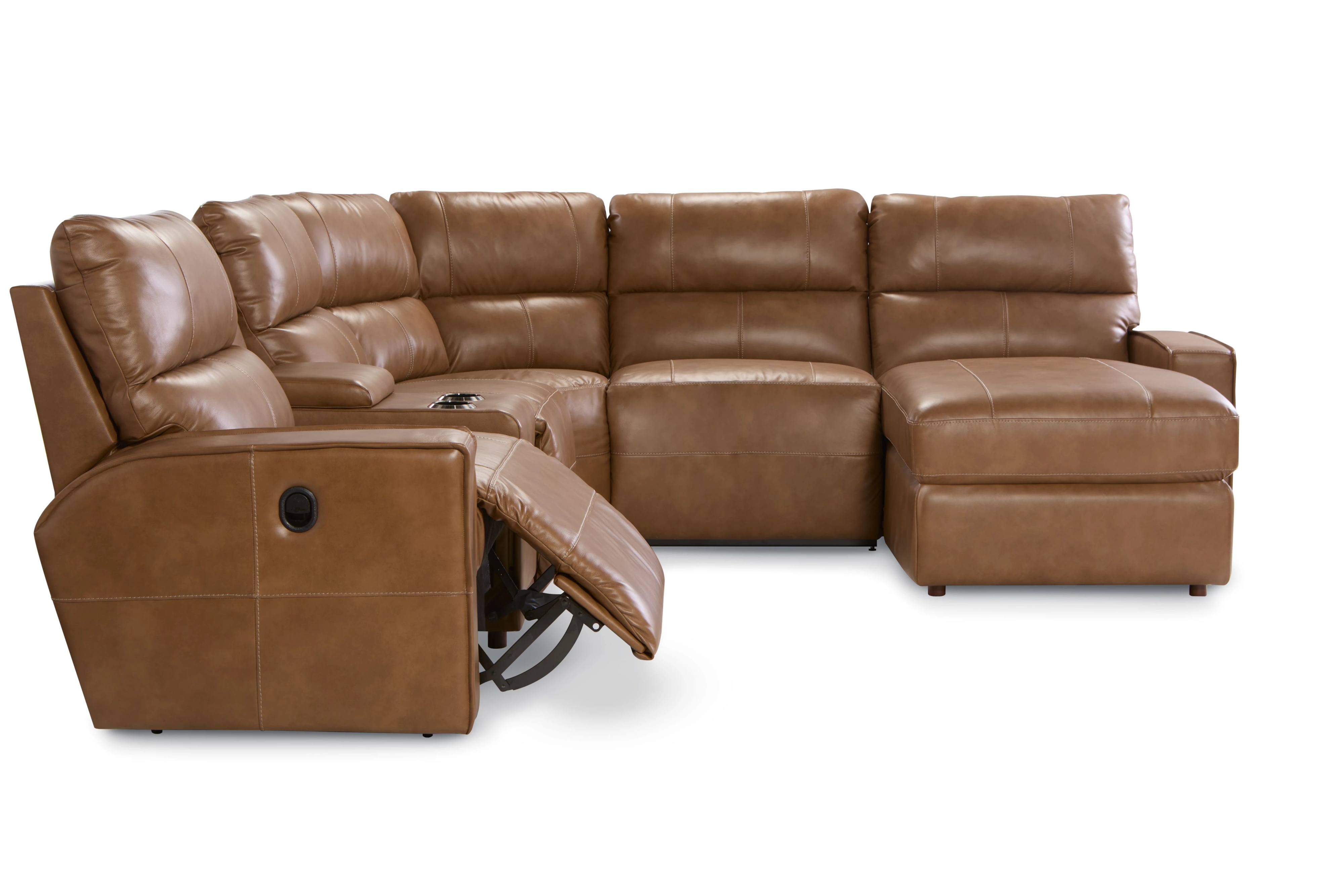 4-Seat Manual Reclining Sectional Sofa