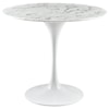 Modway Lippa White Round Dining Table