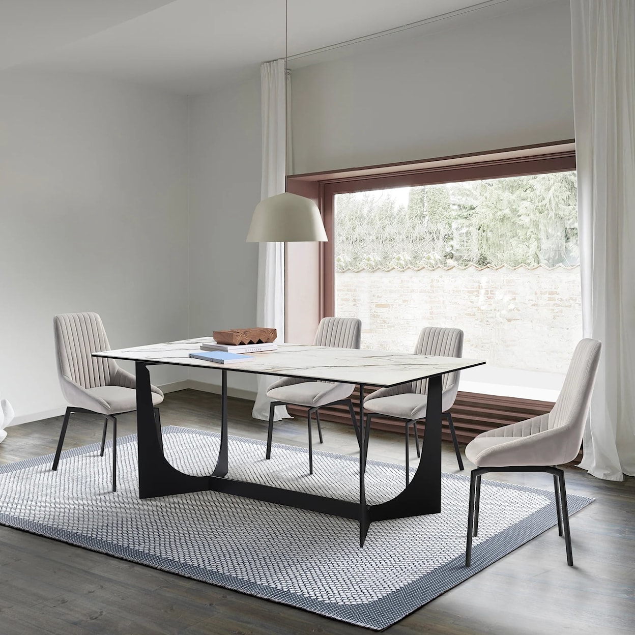 Armen Living Esme / Susie Dining Set