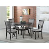 New Classic Gia Dining Table and Chair Set with 4 Chairs