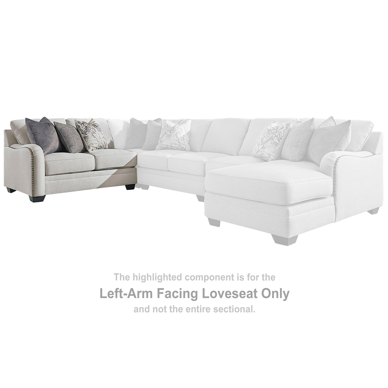 Benchcraft Dellara 3-Piece Sectional with Chaise