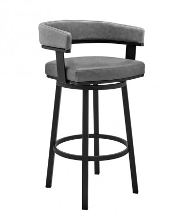 Armen Living Lorin Swivel Bar Stool