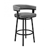 Armen Living Lorin Swivel Bar Stool