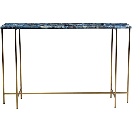 Blue Agate Console Table