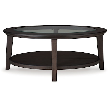 Casual Oval Coffee Table