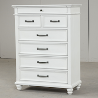 Cottage 7-Drawer Bedroom Chest with Full Extension Drawer Glides