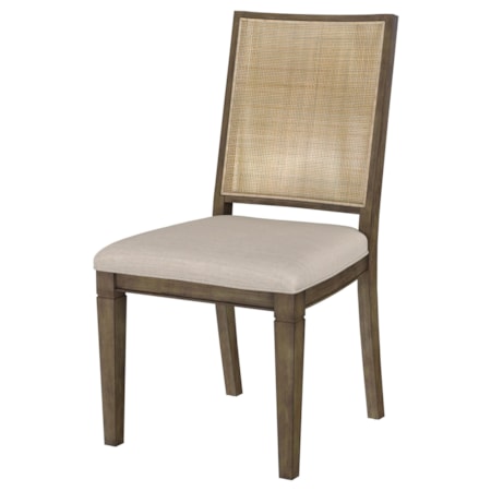 Matisse Woven Rattan Back Dining Side Chair