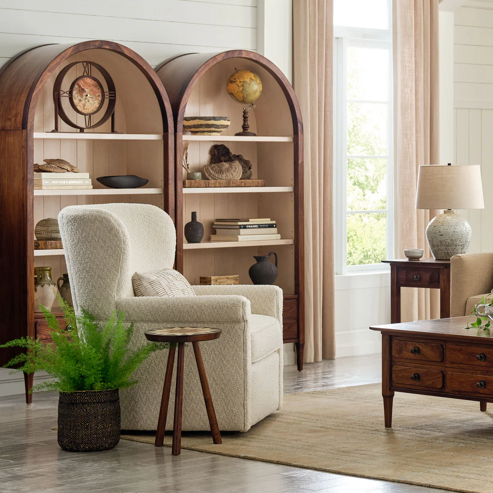 20" Spot Table w/Quilt-Inspired Top