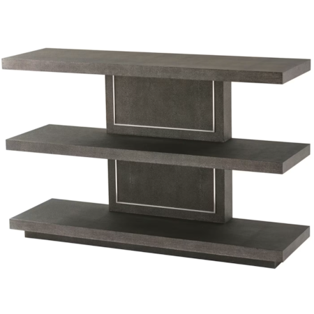 3-Shelf Console Table