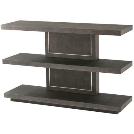 3-Shelf Console Table