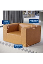 Modway Mingle Mingle Upholstered Fabric Armchair By Modway