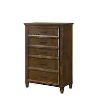 Everdeen Transitional 5-Drawer Bedroom Chest