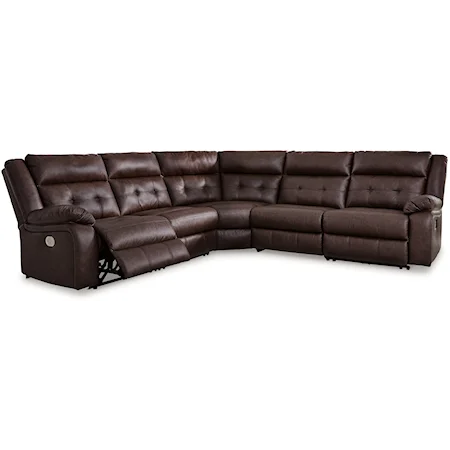 5-Piece Power Reclining Sectional