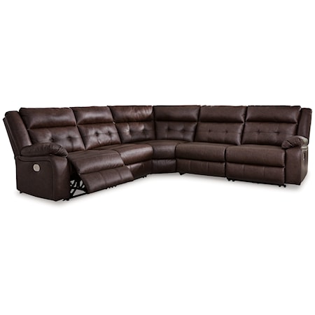 5-Piece Power Reclining Sectional