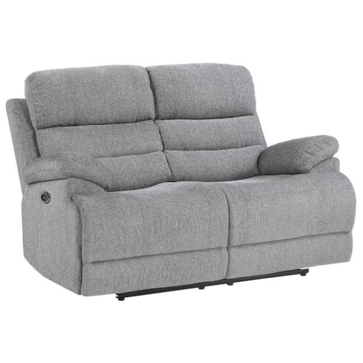 Homelegance Furniture Sherbrook Dual Power Reclining Loveseat