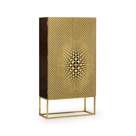Four-Point Star 3D Geometric Cabinet