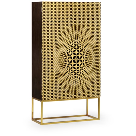 Four-Point Star 3D Geometric Cabinet