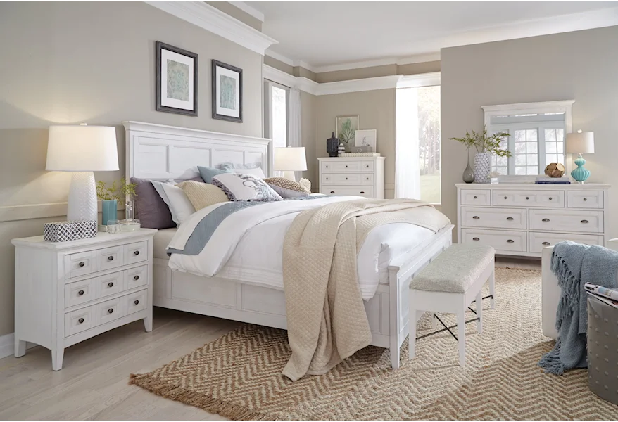 Heron Cove Bedroom 4-Piece Queen Bedroom Set  by Magnussen Home at Reeds Furniture