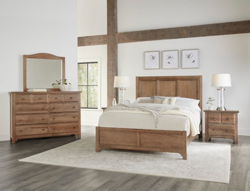 Farmhouse 4-Piece King Panel Bedroom Set