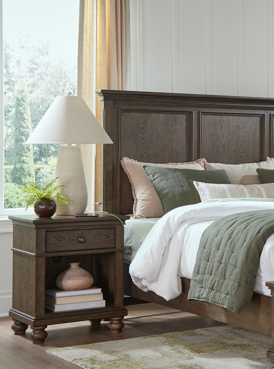 Aspenhome Oxford 1-Drawer Nightstand