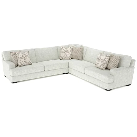 Contemporary 2-Piece Sectional Sofa