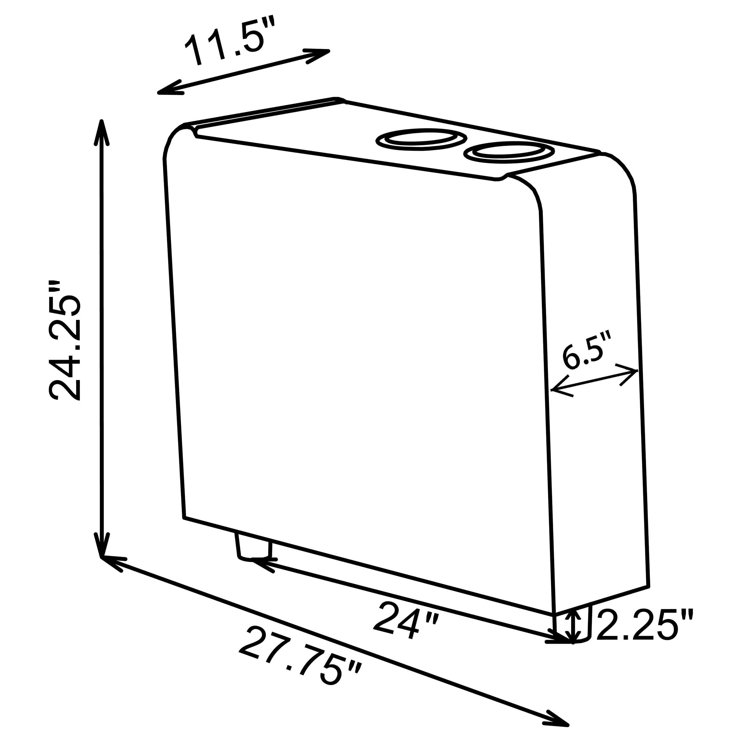 Coaster Toohey Toohey Home Theater Storage Wedge Console