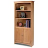 Archbold Furniture Alder Bookcases Customizable 30 X 72 Bookcase 