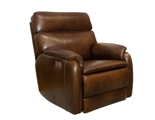 Casual Power Swivel Glider Recliner with Power Headrest