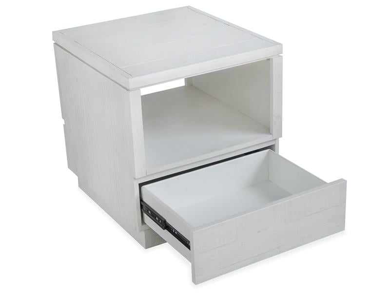 1-Drawer Rectangular End Table