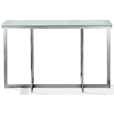 Media Console Table in Ultra White