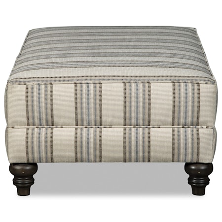 Custom Large Rectangular Cocktail Ottoman