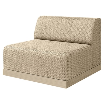 Padded Armless Chair