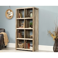 Farmhouse 8-Cube Bookcase with Open Shelving