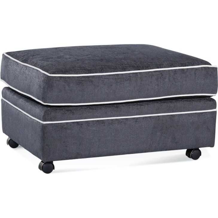 Braxton Culler Bradbury Bradbury Ottoman with Casters