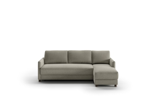 LAF Loveseat Sleeper + RAF Storage Chaise Sectional Sofa